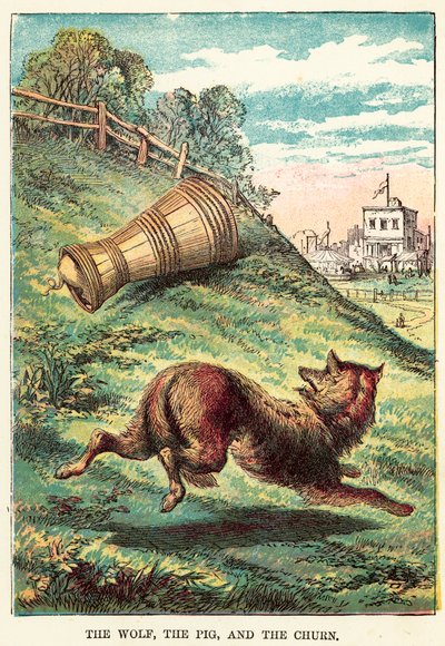 Le loup, le cochon et la baratte - English School